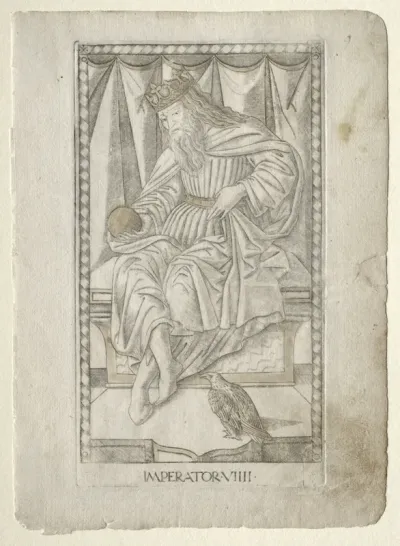 The Emperor (from the Tarocchi, series E: Conditions of Man, #9)