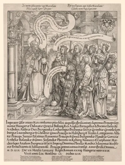 The Emperor Maximilian Presented by His Patron Saints to the Almighty
