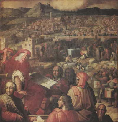 The enlargement of the city of Florence