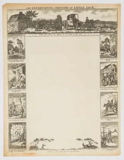 "The Entertaining History of Little Jack" [School piece or Penmanship sheet]