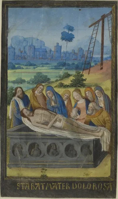 The Entombment (Stabat Mater Prayer), from a Book of Hours