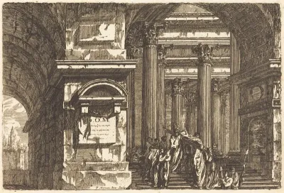 The Entrance of a Temple