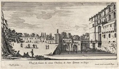 The entrance of the old castle at St