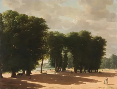 The Entrance to the Park of Saint-Cloud, Paris