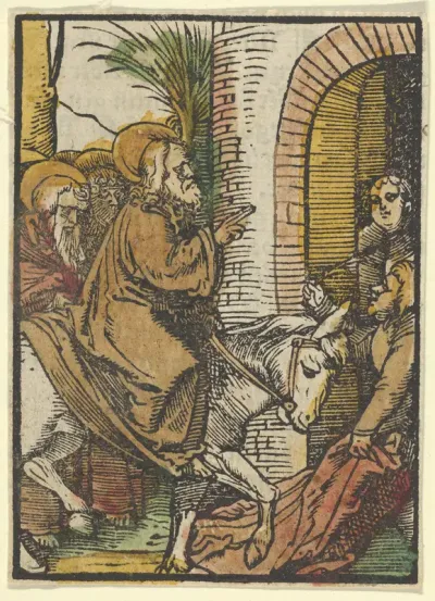 The Entry into Jerusalem, from Das Plenarium