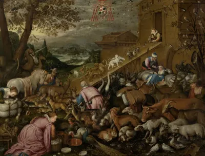 The Entry into Noah‘s ark