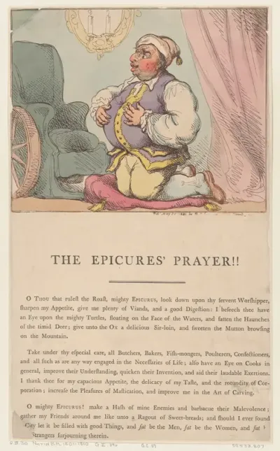 The Epicure's Prayer!!
