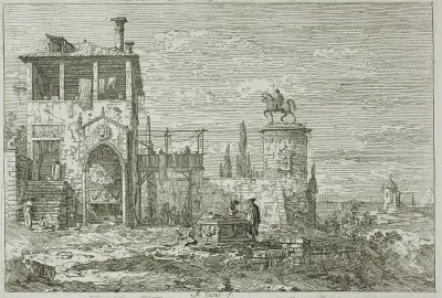 The Equestrian Monument, from Vedute