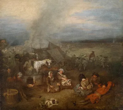 The Escort of the Carriages