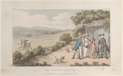 The Esquire's Intrusion, from "The Vicar of Wakefield"