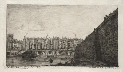 The Exchange Bridge, Paris, about