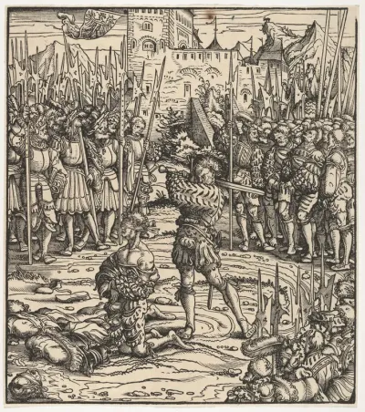 The Execution of the Guardian of Kufstein, from "Der Weisskunig"