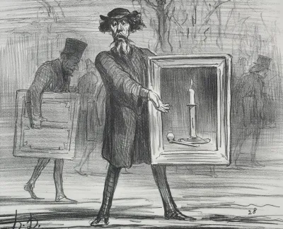 The Exhibition of 1859 (plate 1): They have Refused this, the Ignoramuses!