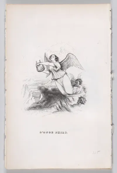 The Exiled Angel, from "The Complete Works of Béranger"