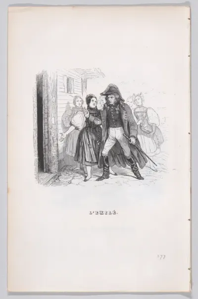 The Exiled, from "The Complete Works of Béranger"