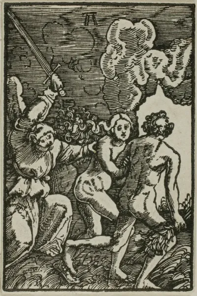 The Expulsion from Paradise, from The Fall and Redemption of Man