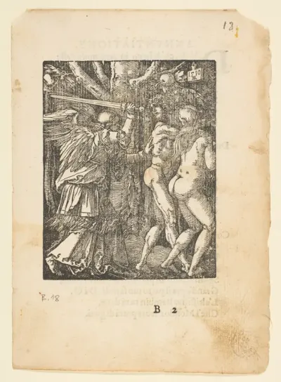 The Expulsion from Paradise, from "The Small Passion", edition Venice