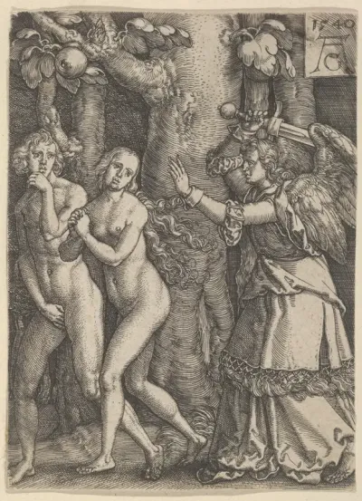 The Expulsion from Paradise from The Story of Adam and Eve