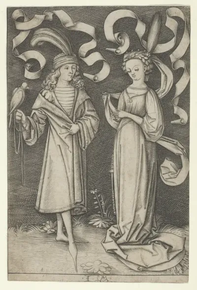The Falconer and the Lady, from "Scenes of Daily Life"