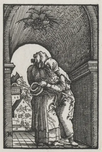 The Fall and Redemption of Man:  The Embrace of Joachim and Anne at the Golden Gate
