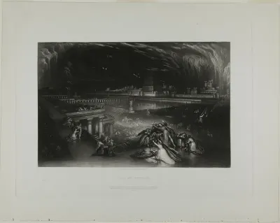 The Fall of Babylon, from Illustrations of the Bible