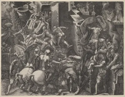 The Fall of Troy and the Escape of Aeneas