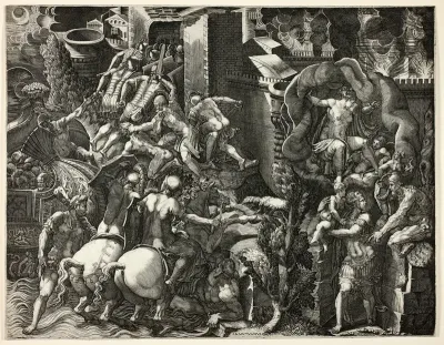 The Fall of Troy and the Escape of Aeneas