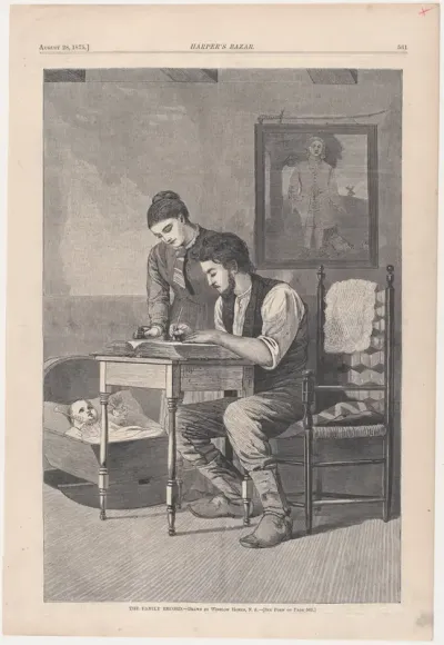 The Family Record, from "Harper's Bazar," Vol. VIII