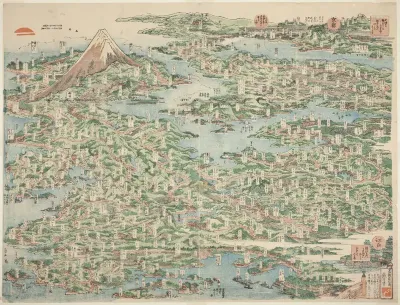The Famous Places on the Tokaido in One View (Tokaido meisho ichiran)