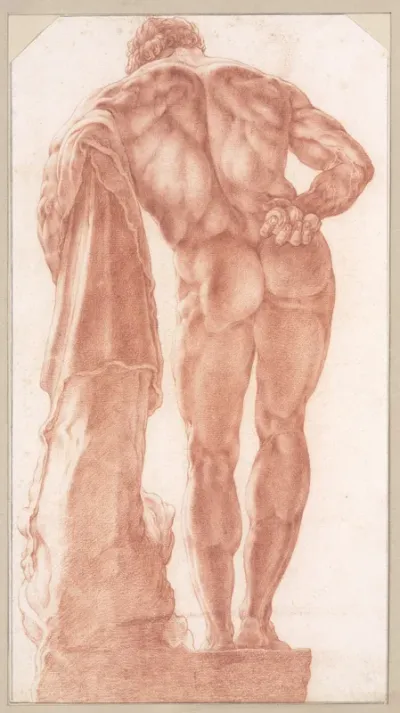 The Farnese Hercules, seen from behind