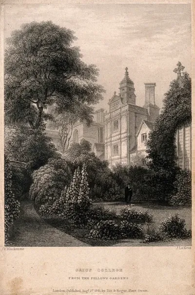 The fellows' garden, Gonville and Caius College, Cambridge