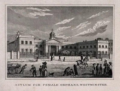 The female orphan asylum, Westminster Bridge Road, Lambeth