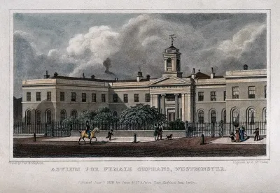 The female orphan asylum, Westminster Bridge Road, Lambeth