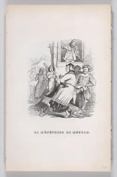 The Fiddler of Meudon, from "The Complete Works of Béranger"