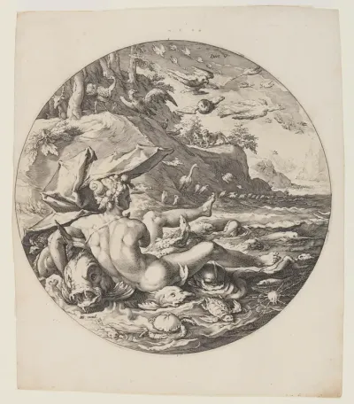 The Fifth Day, plate 6, from Creation of the World