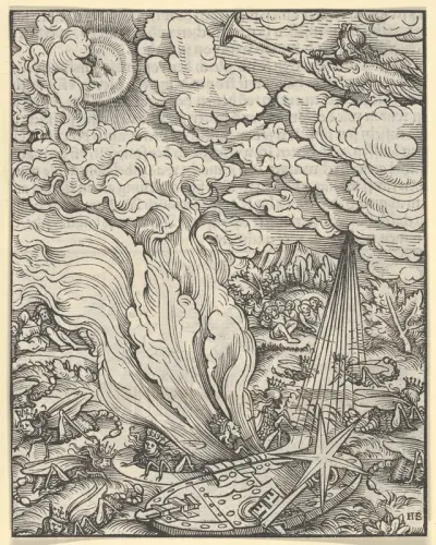The Fifth Trombone, plate 8 from "The Apocalypse"