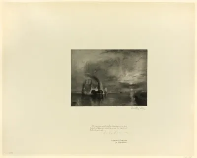 The Fighting Téméraire, from Old English Masters