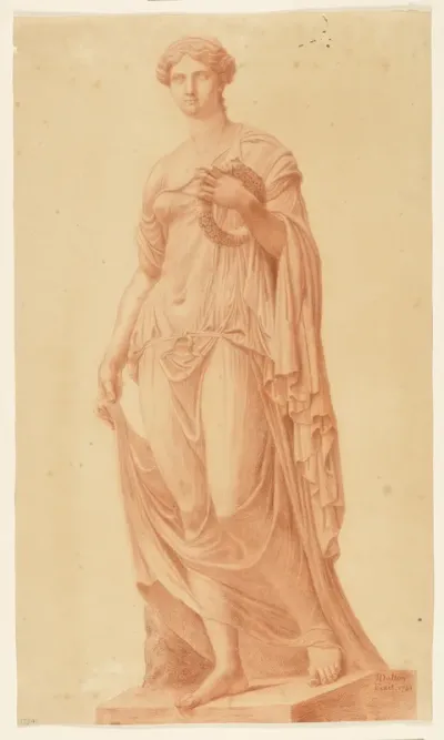 The figure of Flora in the Palazzo Farnese