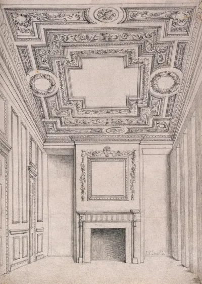 The first floor front room at No