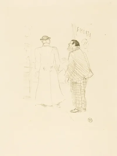 The First Vendor of Jourdan and Brown (Le premier vendeur de Jourdan et Brown)
