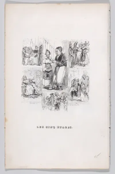 The Five Stages, from "The Complete Works of Béranger"