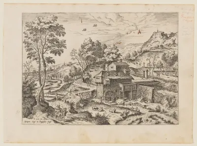 The Flight into Egypt, from Landscapes with Biblical and Mythological Scenes