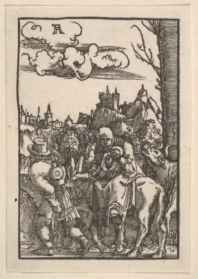 The Flight Into Egypt, from "The Fall and Salvation of Mankind Through the Life and Passion of Christ"