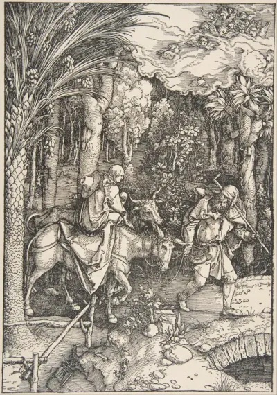 The Flight into Egypt, from "The Life of the Virgin"