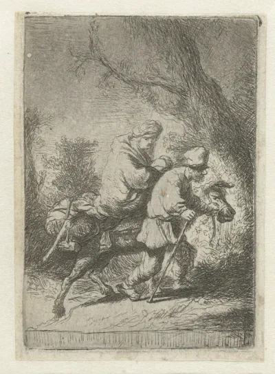The flight into Egypt: small