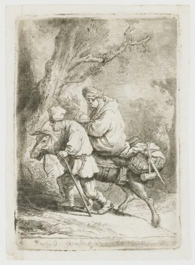 The flight into Egypt: small