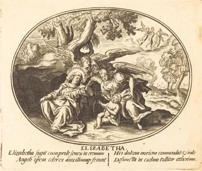 The Flight of Saint Elizabeth with the  Infant Saint John
