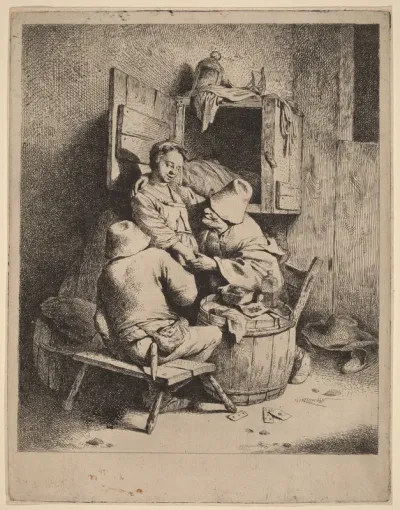 The Flirtation of a Young Innkeeper