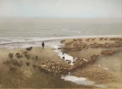 The Flock of Sheep of the Sostregoni (On the Pontine Coast)