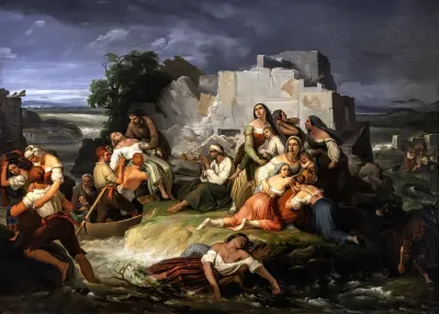 The flooding of the Po